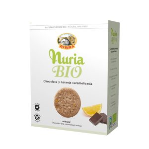 Galletas Nuria Con Chocolate y Naranja BIO, 280g