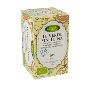 Té Verde Sin Teína BIO, 20 bolsas