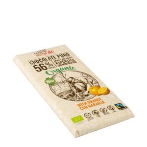 Xocolata Negra 56% Taronja BIO, 100g