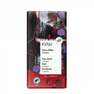 XOCOLATA NEGRE GROSELLA 100G.BIO VIVANI