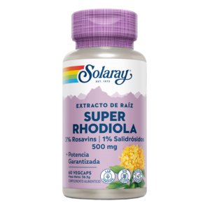 Super Rhodiola-60 VegCaps. Sense Gluten. Apte Per A Vegans