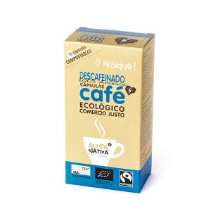 Cápsulas Café Descafeinado BIO, 10x5g