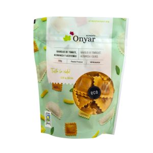 Ravioli Tomate-Albahaca-Olivas BIO, 250g