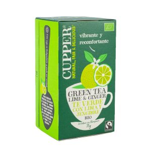 Té Verde Lima-Jengibre BIO, 20 bolsas