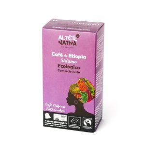 Cápsulas Café Etiopía Sidamo BIO, 10x5g