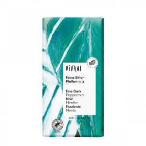 XOCOLATA NEGRE 68%  CON MENTA 100 GRS. BIO VIVANI