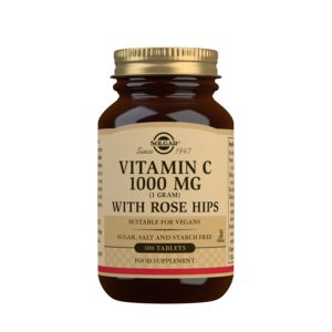 Vitamina C 1000 mg Rose Hips, 100 Comp.