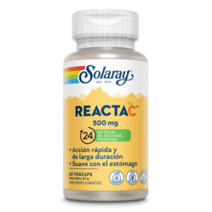 Reacta C™- 500 Mg-60 VegCaps. Sense Gluten. Apte Per A Vegans