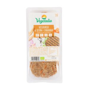 Hamburguesa Vegetal Seitán-Zanahoria BIO, 160g