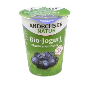 Yogur Cremoso Arándanos-Grosellas BIO, 400g