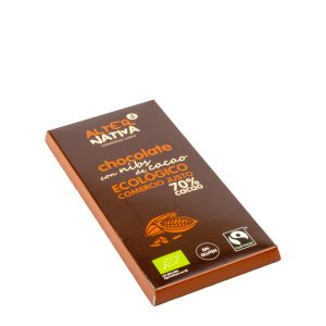 Xocolata amb Nibs BIO, 80g